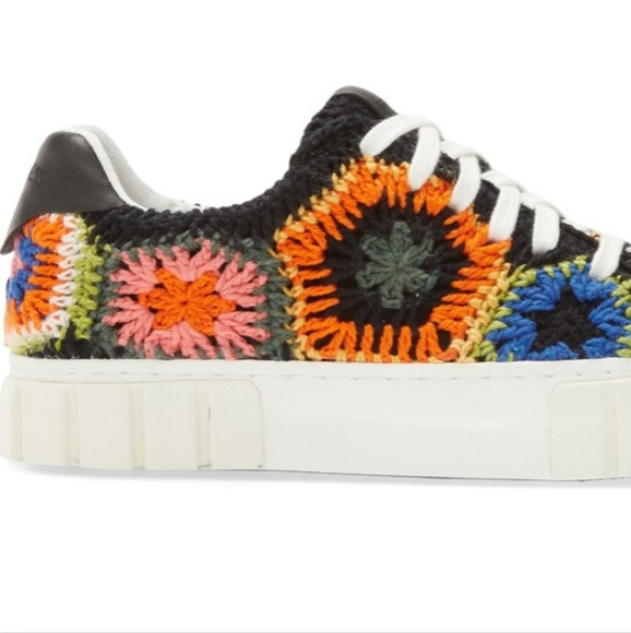 Farm Rio Artisanal Crochet Platform Sneaker - Picture 2 of 9
